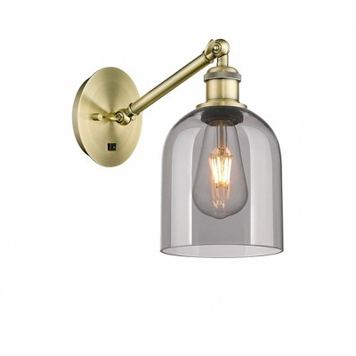 Bella - 1 Light Arm Adjusts Up and Down Wall Sconce In Industrial Style-9.5 Inches Tall and 5.5 Inches Wide
