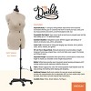 Dritz Medium Dress Form My Double Designer: Adjustable Sewing Mannequin, Female, Beige, Adult Assembly Required - 2 of 4