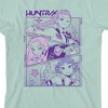 KPop Demon Hunters Panel Art Huntrx Youth Light Green Crew Neck Short Sleeve T-shirt - 2 of 2