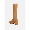 Morpin Stretch Suede Calf Boots Women - 3 of 4
