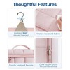 Travel Toiletry Bag, Extra Large Full-open Hanging Toiletry Bag for Women, Puffy Cosmetic Makeup Bag Organizer - 4 of 4