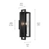 Kichler Lighting Kroft 2 - Light Wall Light in  Textured Black - 4 of 4