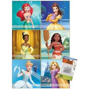 Trends International Disney Princess - Scenic Grid Unframed Wall Poster Prints - 1 of 4