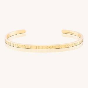 Mantra Jewelry - She Believed She Could, So She Did (no ink) bracelet - 1 of 4