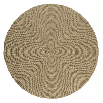 Colonial Mills Barataria Braided Rug, Sand 5x5, Round Shape