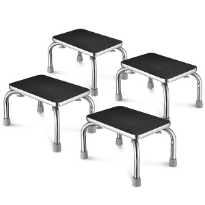 Yescom Set of 4 Medical Steel Step Stool Anti-Slip Platform Footstool for Seniors Kids - 1 of 4