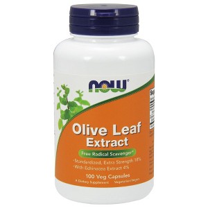 Olive Leaf Extract w/Echinacea by Now Foods  -  100 VegCap - 1 of 2