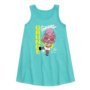 - LOL Surprise! - Grunge Grrrl Graphic Sleeveless Aline Dress - 1 of 3