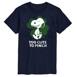 Men's - Peanuts - Too Cute To Pinch Short Sleeve Graphic T-Shirt - 1 of 4