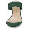 Allegra K Women's Clear Strap Stiletto Heel Slides Sandals - 2 of 4