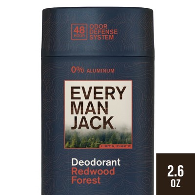 Every Man Jack Premium Deodorant - Redwood Forest - 2.6oz