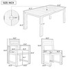 Maggift Outdoor Patio Seating Sets, Unique Design, Ideal for Conversations, Perfect for Gardens and Living Spaces, Beige, 23.6"*22.6"*34.8" - 2 of 4