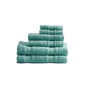 Gracie Mills Aisling Super Soft 6 Pieces Cotton Quick Dry Bath Towel Set - 1 of 4