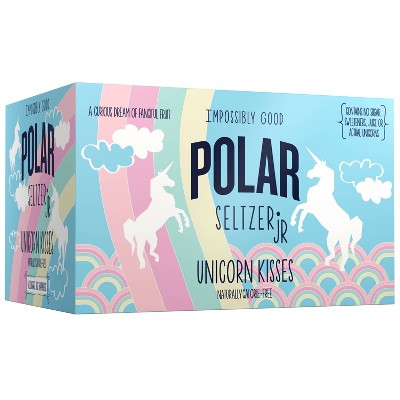Polar Unicorn Kisses Seltzer Water - 6pk/7.5 fl oz Cans