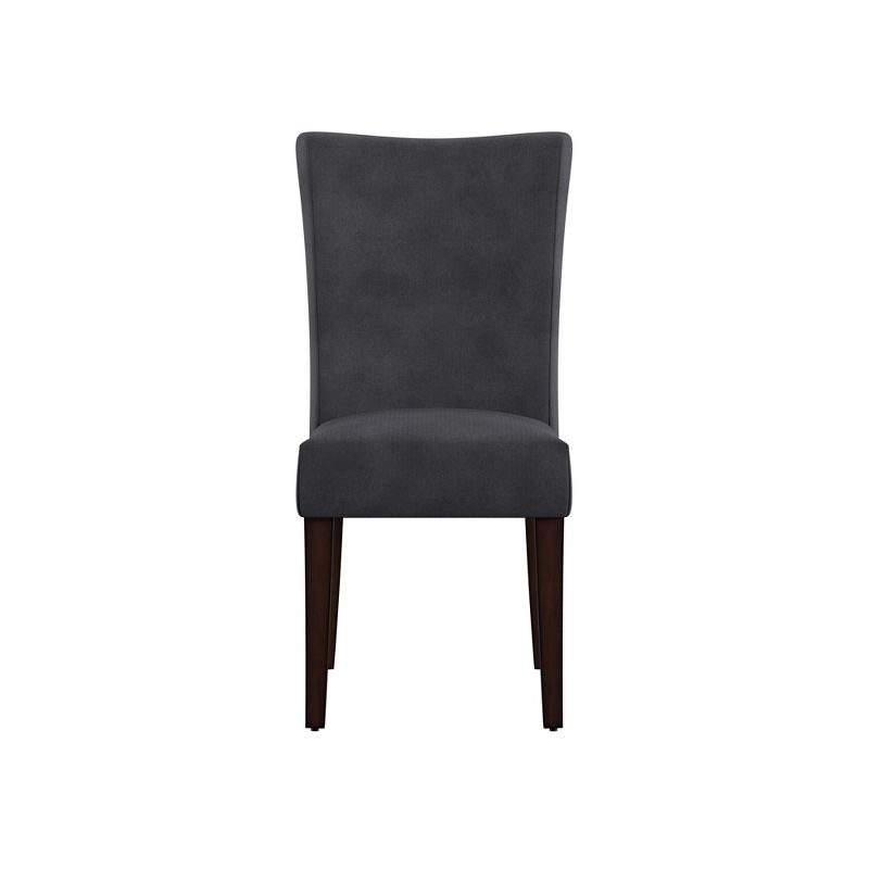 Set of 2 Quinby Parson Dining Chair Wood Charcoal - Inspire Q, 4 of 10