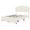 Brassex Twin Finley Platform Storage Bed Beige - 3 of 4