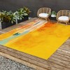 lunetricotee sunny landscape Outdoor Rug - Deny Designs - 3 of 4