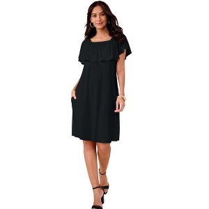 Roaman's Convertible Flounce Dress - 1 of 2