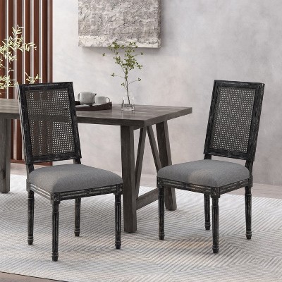 Set of 2 Mid-Century Dining Chair with Wood-Christopher Knight Home