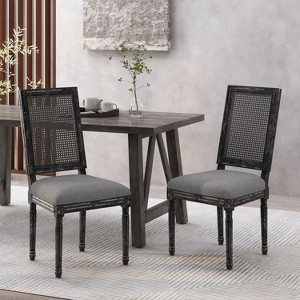 Set of 2 Mid-Century Dining Chair with Wood-Christopher Knight Home - 1 of 4