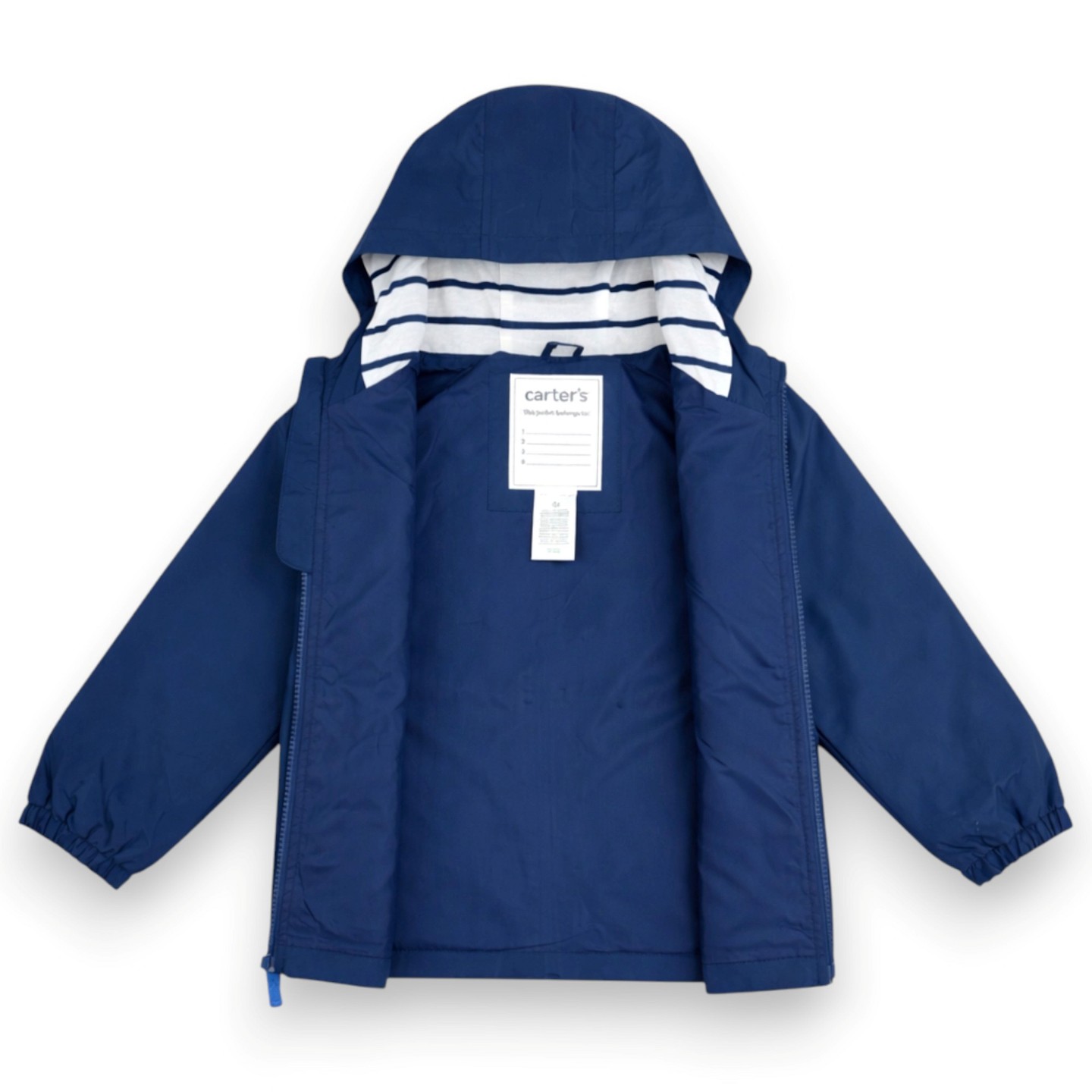Куртка Carter's His Favorite Windbreaker Rain Jacket, Navy для мальчиков-малышей, цвет: Тёмно-синий — фото 2
