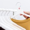 Unique Bargains Clothes Color Coding Reusable Easy to Use Hanger Markers 160 Pcs - 4 of 4