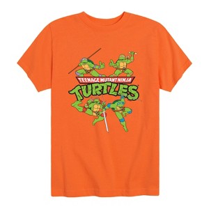 Boys' - Teenage Mutant Ninja Turtles - Group Short Sleeve Graphic T-Shirt - 1 of 4