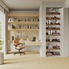 FurnitureR Floating Shelves for Wall, 15.75 Inch Wide Wooden WallMounted Display Ledge Set, Modern Storage Shelves for Living Room Set of 8, Brown - 4 of 4