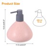 Unique Bargains Body Wash Shampoo Ceramic Foaming Soap Dispenser with Pump - 2 of 4
