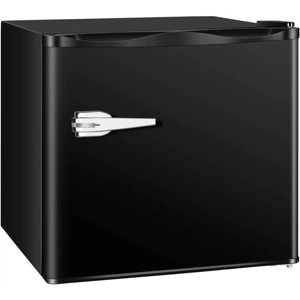 Kismile 1.2 Cu.Ft Upright Freezer, Energy Saving and Low Noise, 3 temperature settings (Black) - 1 of 4