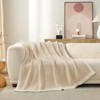 Snuggle Sac Reversible Knit Throw Blanket Soft Ribbed Textured Blanket for All Seasons - 4 of 4