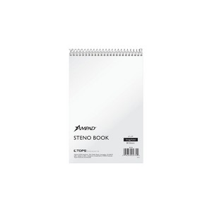 Ampad Steno Pad 6" x 9" Gregg Ruled White 304204 - 1 of 3