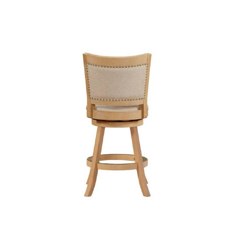 Boraam Melrose Distressed 24&#34; Counter Height Barstool - Driftwood Cr&#232;me, 4 of 6