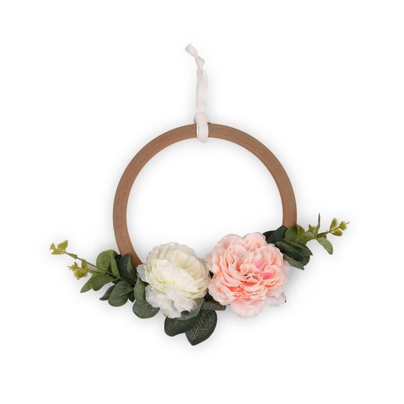 The Peanutshell Farmhouse Floral Ring Wall Decor 2pc, 3 of 4