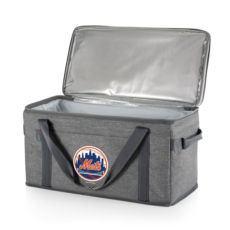 MLB New York Mets 64 Can Collapsible Cooler - Heathered Gray, 2 of 6