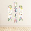 Big Dot of Happiness Wildflowers Bride - Hanging Vertical Paper Boho Floral Bridal Shower and Wedding Party Wall Decoration Kit - Indoor Door Décor - 3 of 4
