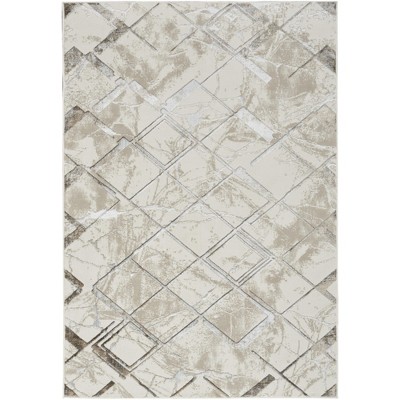 Nourison Glam Modern Geometric Indoor Rug