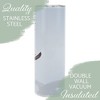 Elanze Designs Soar Eagles Wings Sky Blue 20 ounce Stainless Steel Travel Tumbler - 3 of 4