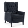 CAVINAS 27.16" Wide Manual Wing Chair Recliner, Modern Recliner Chair, Glider Chair with Tufted Backrest, Wingback Chair with Nailhead Trim - 4 of 4