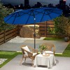 Outsunny 9.5' Double-sided Patio Umbrella with 3 Air Vents, Tilt and Crank, Outdoor Umbrella - 2 of 4