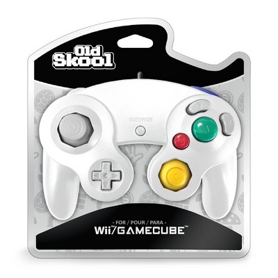 Controller Gamecube Old Skool Doppio Analogico Wired Argento E Arancione Per Nintendo Wii