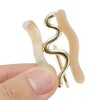 Unique Bargains Women's Two-color Wave Ponytail Buckle Hair Clip 1 Pc - 4 of 4