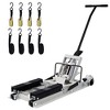 Hydraulic Motorcycle Lift Jack, 1500 LBS Capacity Foot-Operated Motorcycle Lift Table, ATV Scissor Lift Jack with 4.5" - 15" Lifting Range - 3 of 4