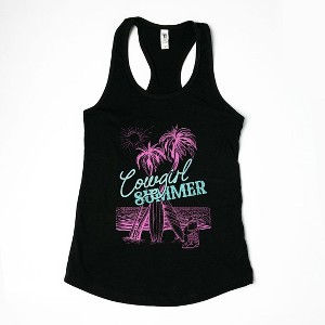 Simply Sage Market Women's Cowgirl Summer Racerback Tank - 1 of 4