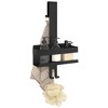 vidaXL Hanging Shower Caddy Matt Black Brushed 304 Stainless Steel - 3 of 4