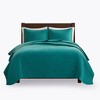 NicBex 3 Pcs Luxurious Oversized Comforter Set Bedding Herringbone Quilted Pattern Quilt Set 1 Quilt, 2 Pillow Shams, Machine Washable - 4 of 4