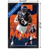 Trends International NFL Chicago Bears - D.J. Moore 24 Framed Wall Poster Prints - 3 of 4
