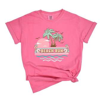 Simply Sage Market Women's Beach Bum Stripes Short Sleeve Garment Dyed Tee