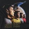 Women's Star Trek Original Forward To Adventure Loose T-Shirt Black - 2 of 4