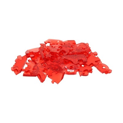 Red Ruby 3D Crystal Puzzle with 43 Pieces